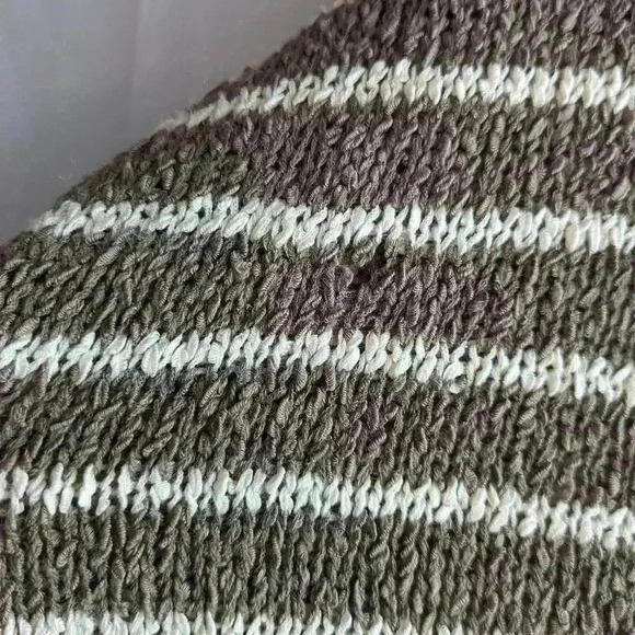 Easel Los Angels Women's Brown Oversized Long Sleeve Pull Over Sweater Sz M Flaw - Picture 11 of 12